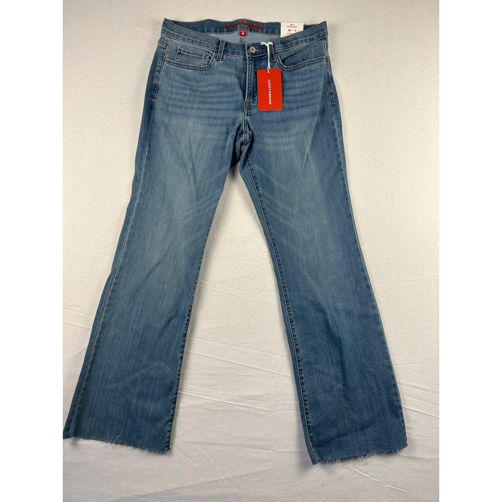 Lucky Brand Sweet Mid Rise Boot‎ Jeans Medium Wash Advanced Stretch 10/30 A NEW